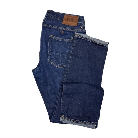 PRPS Rambler Selvedge Jeans Mens 36x33 Dark Wash Raw Denim Japanese Style - Picture 1 of 10